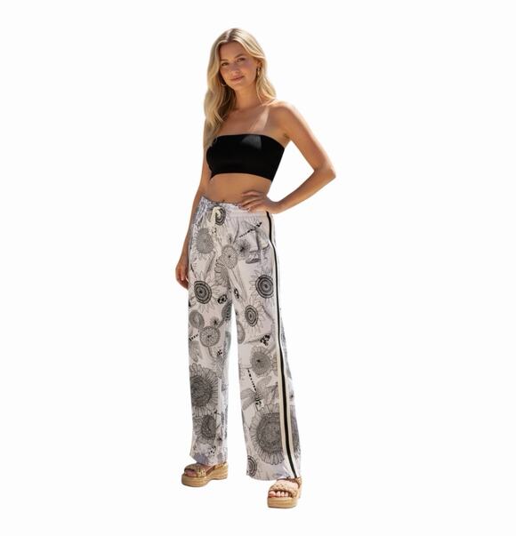 Norma Kamali Pants - Norma Kamali Odonata Offset Stripe Boyfriend Sweatpants Side Stripe XXS/28 NWT